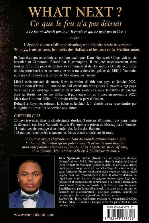 Quatrième de couverture de WHAT NEXT ? Tome I